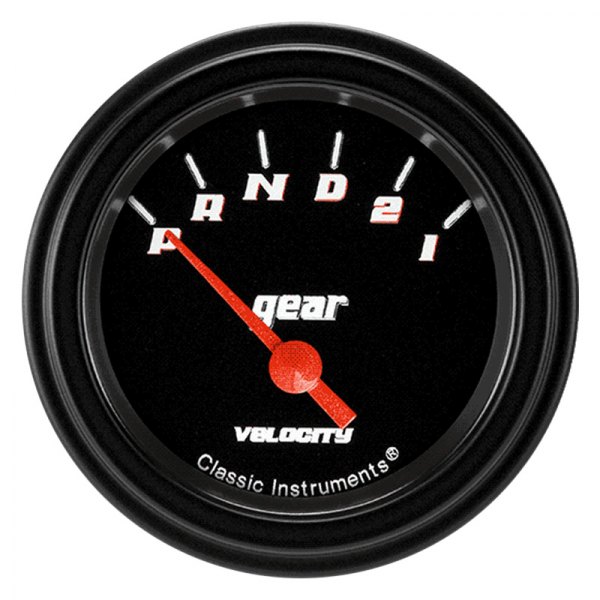 Classic Instruments® - Velocity Black Series 2-1/8" Gear Position Indicator