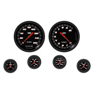 Classic Instruments® - Velocity Black Series Custom 6-Gauge Set
