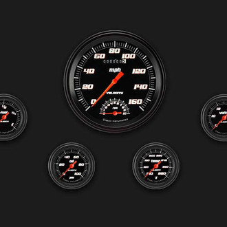 Classic Instruments® - Velocity Series 4-5/8" Custom 5-Gauge Set