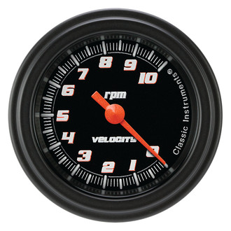Classic Instruments® - Velocity Series 2-1/8" Tachometer, 10,000 RPM