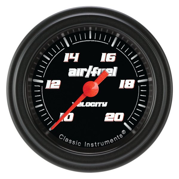Classic Instruments® - Velocity Black Series 2-1/8" Air/Fuel Ratio Gauge