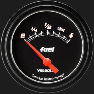 Classic Instruments® - Velocity Series 2-5/8" Fuel Level Gauge, 0-30