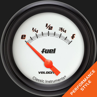 Classic Instruments® - Velocity Series 2-5/8" Fuel Level Gauge, 0-30