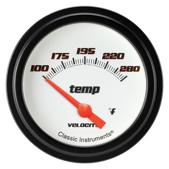 Classic Instruments® - Velocity Series 2-5/8" Water Temperature Gauge