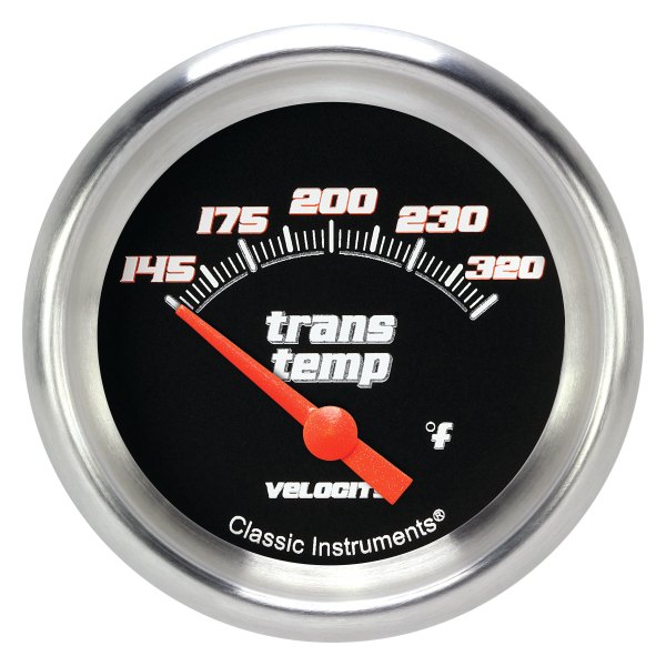 Classic Instruments® - Velocity Black Series 2-5/8" Transmission Temperature Gauge