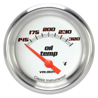 Classic Instruments® - Velocity Series 2-5/8" Oil Temperature Gauge