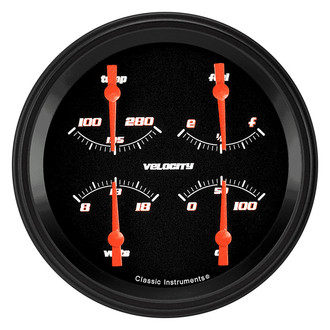 Classic Instruments® - Velocity Series Quad Gauge