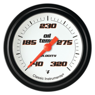 Classic Instruments® - Velocity Series 2-5/8" Oil Temperature Gauge