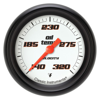 Classic Instruments® - Velocity Series 2-5/8" Oil Temperature Gauge