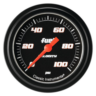 Classic Instruments® - Velocity Series 2-5/8" Fuel Pressure Gauge, 100 psi