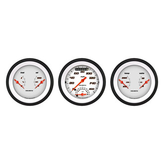 Classic Instruments® - Velocity Series 3-3/8" Custom 3-Gauge Set