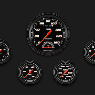 Classic Instruments® - Velocity Series 4-5/8" Custom 5-Gauge Set