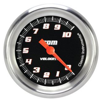 Classic Instruments® - Velocity Series 2-5/8" Tachometer, 10,000 RPM