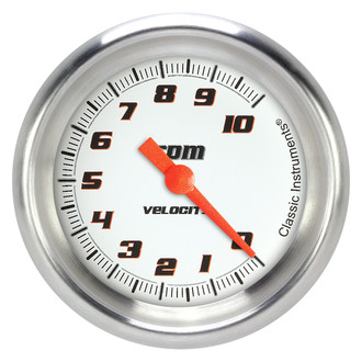 Classic Instruments® - Velocity Series 2-5/8" Tachometer, 10,000 RPM