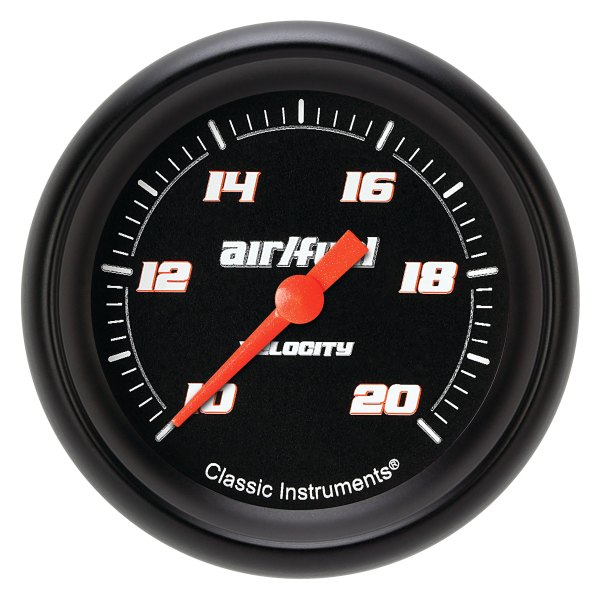 Classic Instruments® - Velocity Black Series 2-5/8" Air/Fuel Ratio Gauge