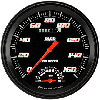 Classic Instruments® - Velocity Series 4-5/8" Speedtachular, 160 MPH, 10,000 RPM