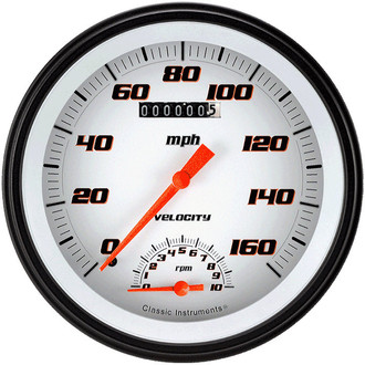 Classic Instruments® - Velocity Series 4-5/8" Speedtachular, 160 MPH, 10,000 RPM