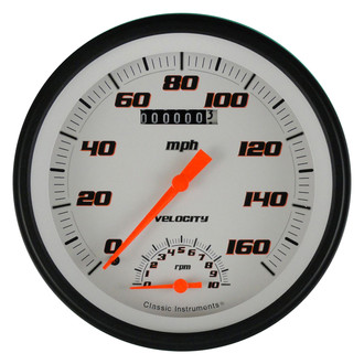 Classic Instruments® - Velocity Series 4-5/8" Speedtachular, 160 MPH, 10,000 RPM