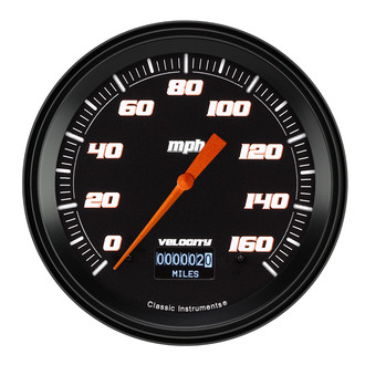 Classic Instruments® - Velocity Series 4-5/8" Speedometer, 160 MPH