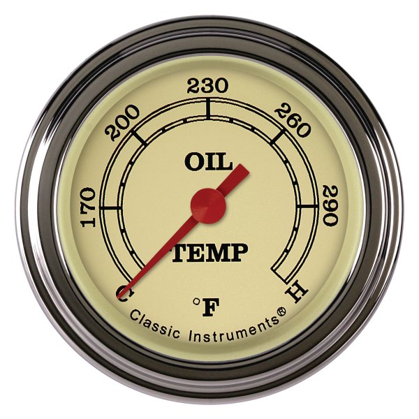 Classic Instruments® - Vintage Series 2-1/8" Oil Temperature Gauge