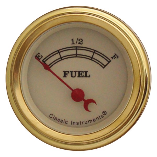 Classic Instruments® - Vintage Series 2-1/8" Fuel Level Gauge, 0-90