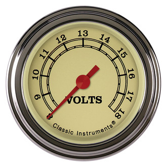Classic Instruments® - Vintage Series Voltmeter, 8-18 V