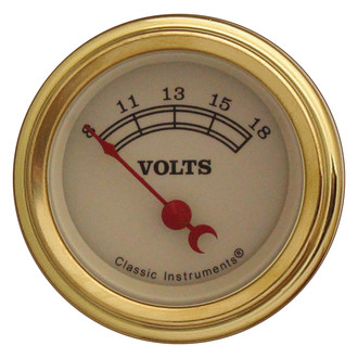 Classic Instruments® - Vintage Series 2-1/8" Voltmeter, 8-18 V