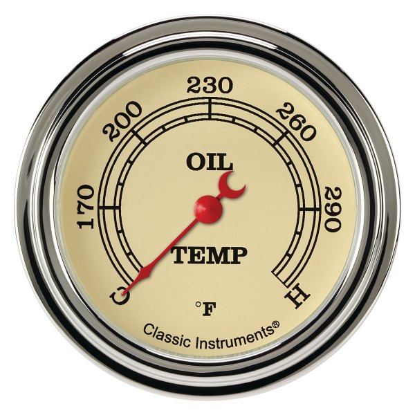 Classic Instruments® - Vintage Series 2-5/8" Oil Temperature Gauge