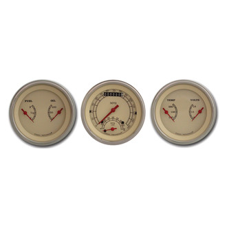 Classic Instruments® - Vintage Series 3-3/8" Custom 3-Gauge Set