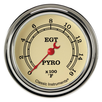 Classic Instruments® - Vintage Series 2-5/8" Pyrometer Gauge