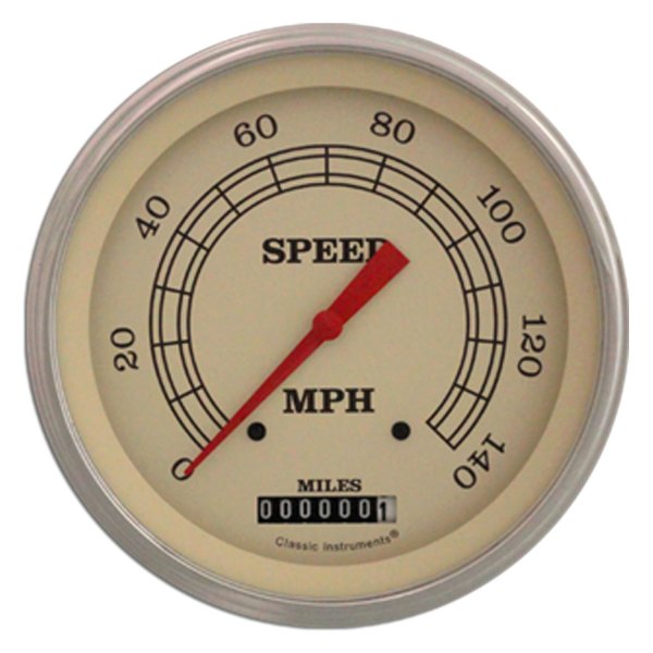 Classic Instruments® - Vintage Series 4-5/8" Speedometer, 140 MPH