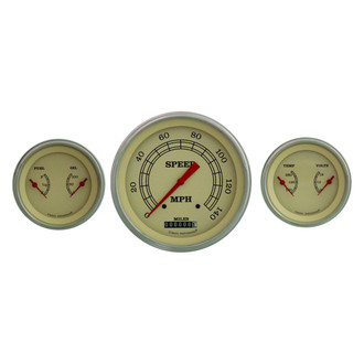 Classic Instruments® - Vintage Series 4-5/8" Custom 3-Gauge Set