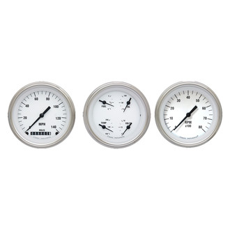 Classic Instruments® - White Hot Series Custom 3-Gauge Set