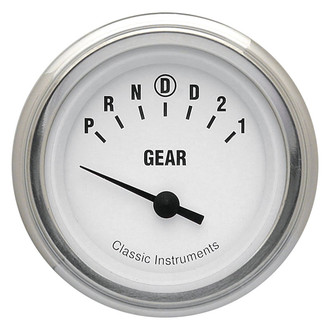 Classic Instruments® - White Hot Series 2-1/8" Gear Position Indicator