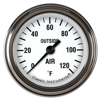 Classic Instruments® - White Hot Series Outside Air Temperature