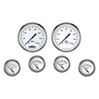 Classic Instruments® - White Hot Series 4-5/8" Custom 6-Gauge Set