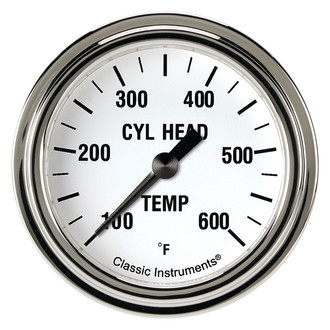 Classic Instruments® - White Hot Series Cylinder Head Tempature Gauge