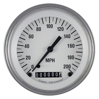 Classic Instruments® - White Hot Series Speedometer