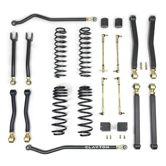 Clayton Off Road® - 2.5" x 2.5" Premium Front and Rear Suspension Lift Kit