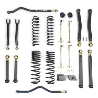 Clayton Off Road® - 2.5" Premium Adjustable Front and Rear Suspension Lift Kit