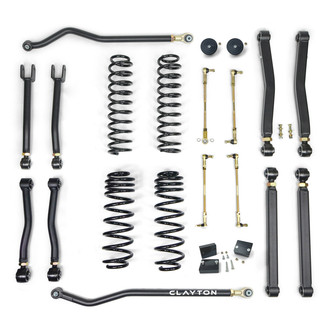 Clayton Off Road® - 1.5" Overland Plus Short Arm Front and Rear Suspension Lift Kit