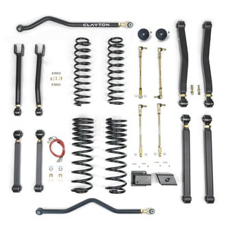 Clayton Off Road® - 3.5" Overland Plus Adjustable Front and Rear Suspension Lift Kit