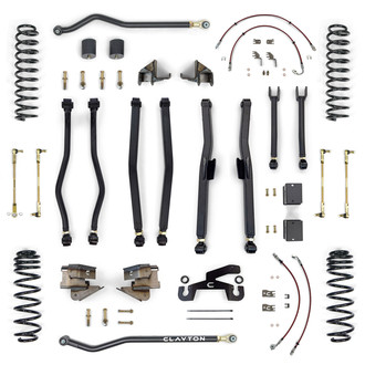 Clayton Off Road® - Front and Rear Long-Travel Suspension Lift Kit