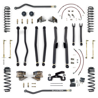Clayton Off Road® - Front and Rear Long-Travel Suspension Lift Kit