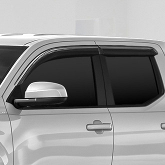 Clim Art® - Tape-On Dark Smoke Front and Rear Side Window Deflectors