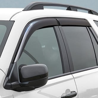 Clim Art® - Tape-On Dark Smoke Front and Rear Side Window Deflectors