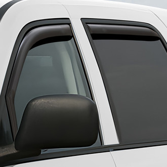 Clim Art® - In-Channel Dark Smoke Front and Rear Side Window Deflectors