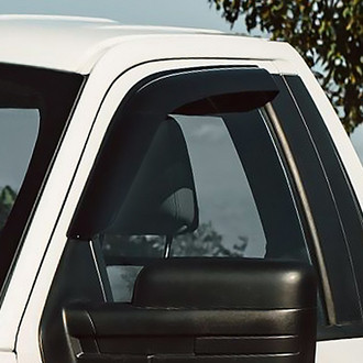 Clim Art® - Tape-On Dark Smoke Front Side Window Deflectors