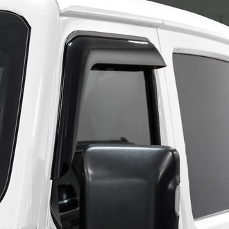 Clim Art® - Tape-On Dark Smoke Front Side Window Deflectors