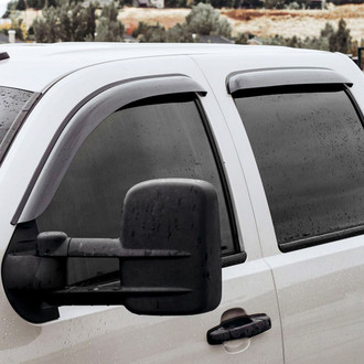 Clim Art® - Tape-On Dark Smoke Front and Rear Side Window Deflectors